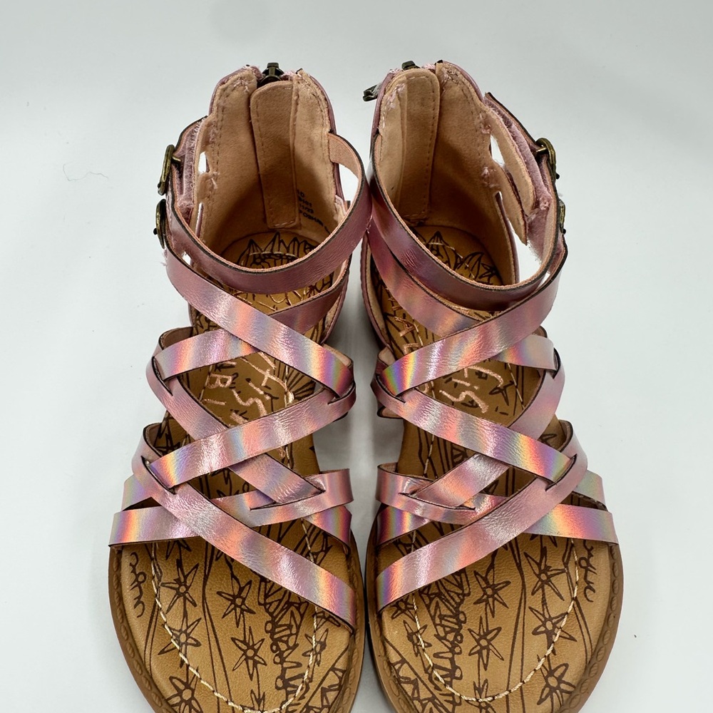 Blowfish Malibu Pink Strappy Sandals - Picture 3 of 10